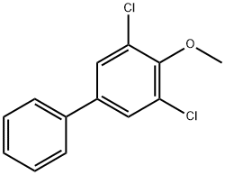 3,5-Dichloro-4-methoxybiphenyl Structure