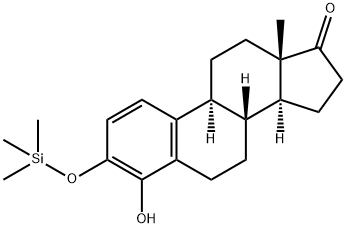 4-Hydroxy-3-[(trimethylsilyl)oxy]estra-1,3,5(10)-trien-17-one 结构式