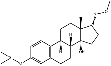 14-Hydroxy-3-[(trimethylsilyl)oxy]estra-1,3,5(10)-trien-17-one O-methyl oxime 结构式