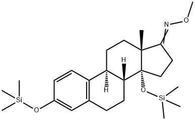 3,14-Bis[(trimethylsilyl)oxy]estra-1,3,5(10)-trien-17-one O-methyl oxime 结构式