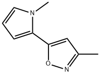 Isoxazole, 3-methyl-5-(1-methyl-1H-pyrrol-2-yl)- (9CI) Struktur
