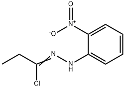 Propionyl chloride o-nitrophenylhydrazone,74305-92-3,结构式