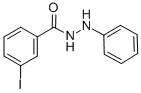 m-Iodobenzoic acid 2-phenylhydrazide Struktur