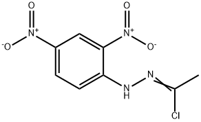 N-(2,4-Dinitrophenyl)ethanehydrazonoyl chloride 结构式