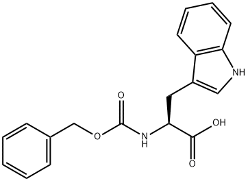 N-Cbz-L-Tryptophan Struktur