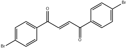 (2E)-1,4-ビス(4-ブロモフェニル)-2-ブテン-1,4-ジオン 化学構造式