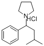 1-(3-Methyl-1-phenylbutyl)pyrrolidine hydrochloride Structure