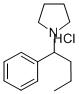 1-(1-phenylbutyl)pyrrolidine hydrochloride Structure