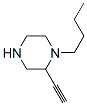 Piperazine, 1-butyl-2-ethynyl- (9CI) Struktur