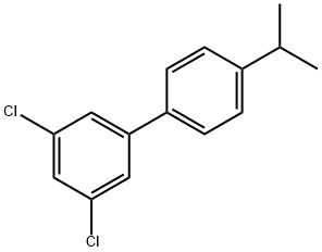 3,5-dichloro-4'-isopropylbiphenyl Structure