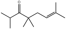 6-Octen-3-one, 2,4,4,7-tetramethyl- Structure