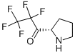 1-Propanone, 2,2,3,3,3-pentafluoro-1-(2-pyrrolidinyl)-, (S)- (9CI) Structure
