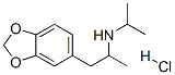 1-benzo[1,3]dioxol-5-yl-N-propan-2-yl-propan-2-amine hydrochloride,74341-76-7,结构式