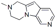 Pyrido[4,3:4,5]pyrrolo[1,2-a]pyrazine, 1,2,3,4-tetrahydro-2-methyl- (9CI) Structure