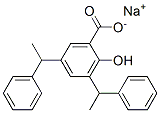 3,5-Bis(1-phenylethyl)salicylic acid sodium salt|