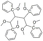 1,1',1'',1'''-(1,4-ジメトキシ-1,2,3,4-ブタンテトライル)テトラキス(メトキシベンゼン) 化学構造式