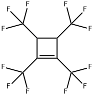 1,2,3,4-Tetrakis(trifluoromethyl)-1-cyclobutene,74367-21-8,结构式