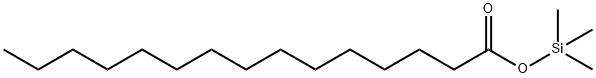 Pentadecanoic acid trimethylsilyl ester Structure