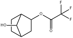 ビシクロ[2.2.1]ヘプタン-2,7-ジオール2-(トリフルオロアセタート) 化学構造式