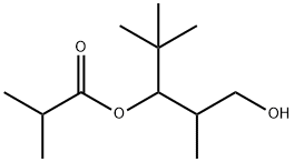 (1-羟基-2,4,4-三甲基戊-3-基) 2-甲基丙酸酯, 74367-33-2, 结构式