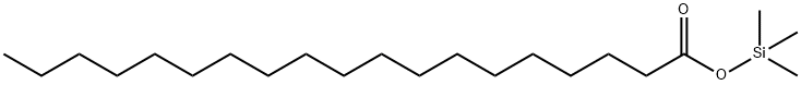 Nonadecanoic acid trimethylsilyl ester 结构式