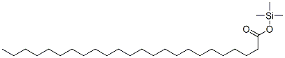 Tetracosanoic acid trimethylsilyl ester Structure