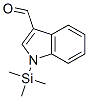 1H-Indole-3-carboxaldehyde, 1-(trimethylsilyl)- Structure