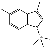 1H-Indole, 2,3,5-trimethyl-1-(trimethylsilyl)-|