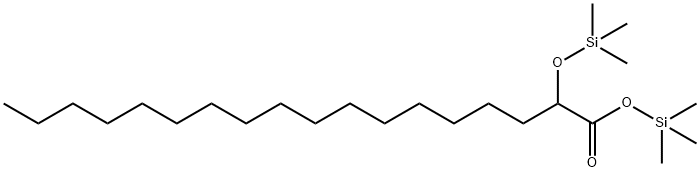 2-Trimethylsilyloxyoctadecanoic acid trimethylsilyl ester 结构式