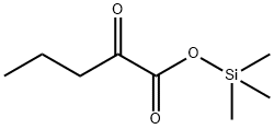 2-Oxopentanoic acid trimethylsilyl ester 结构式