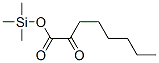 2-オキソオクタン酸トリメチルシリル 化学構造式