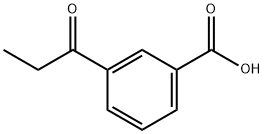 3-プロパノイル安息香酸 化学構造式