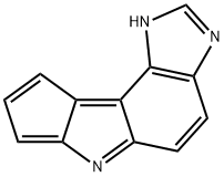 1H-Cyclopenta[4,5]pyrrolo[3,2-e]benzimidazole(9CI) 结构式