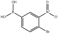 4-BROMO-3-NITROPHENYLBORONIC ACID Struktur