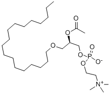 血小板活化因子(C18), 74389-69-8, 结构式