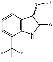 3-(羟胺基)-7-(三氟甲基)吲哚-2-酮, 74396-78-4, 结构式