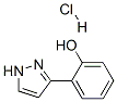 3-(2-hydroxyphenyl)pyrazole hydrochloride Struktur
