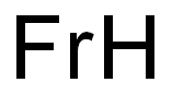 Francium 化学構造式