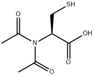 N,N-diacetylcysteine Struktur