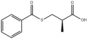 (R)-3-(бензоилтио)-2-метилпропионовая кислота структура