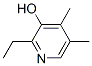 3-Pyridinol, 2-ethyl-4,5-dimethyl- (9CI) 化学構造式