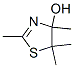 4-Thiazolol, 4,5-dihydro-2,4,5,5-tetramethyl- (9CI) 结构式