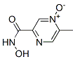 Pyrazinecarboxamide, N-hydroxy-5-methyl-, 4-oxide (9CI),74416-27-6,结构式