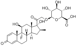 Betamethasone b-D-Glucuronide Structure