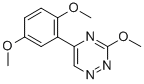 as-Triazine, 5-(2,5-dimethoxyphenyl)-3-methoxy- Structure