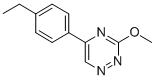as-Triazine, 5-(p-ethylphenyl)-3-methoxy- Structure