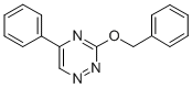 1,2,4-Triazine, 5-phenyl-3-(phenylmethoxy)- Structure