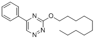3-デシルオキシ-5-フェニル-1,2,4-トリアジン 化学構造式