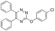 3-(4-chlorophenoxy)-5,6-diphenyl-1,2,4-triazine|