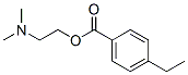 Benzoic acid, 4-ethyl-, 2-(dimethylamino)ethyl ester (9CI) Structure